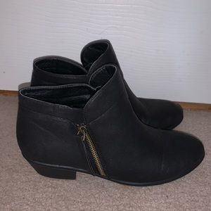 Black Booties Size 8